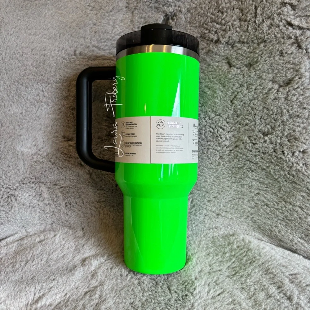 Stanley H2.0 Quencher Tumbler - Neon Green - Picture 2 of 7